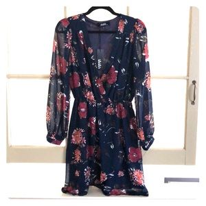Lulu’s floral wrap dress